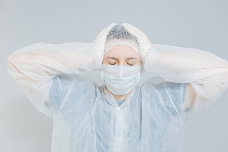 لباس یک بار مصرف بیمارستانی استریل با دوخت منظم و بسته بندی مناسب